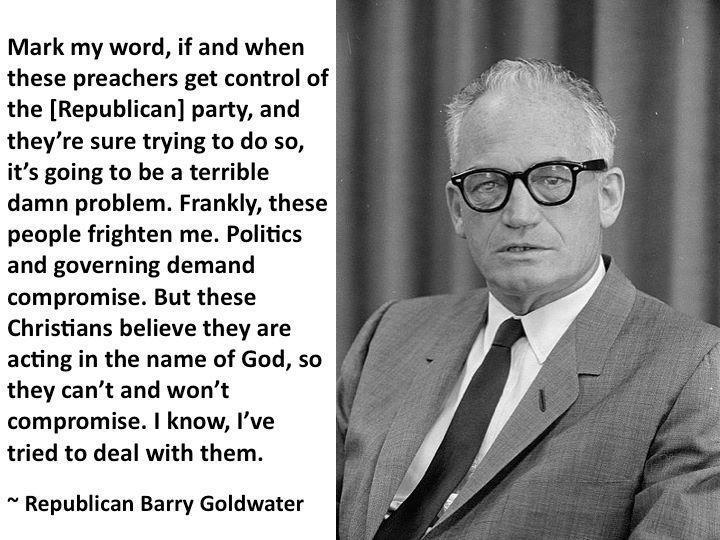 Image result for barry goldwater preachers
